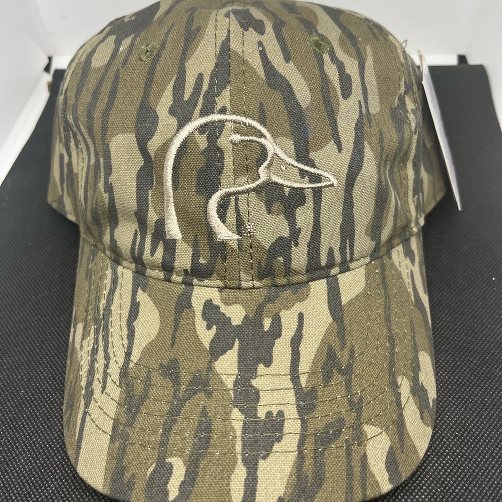 Ducks Unlimited Licensed Mossy Oak Bottomland Pattern Cap Hat Strapback NWT Hunt